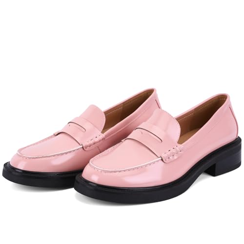 Image of Loafers for Women, Classic Penny Slip On Flat Dress Shoes