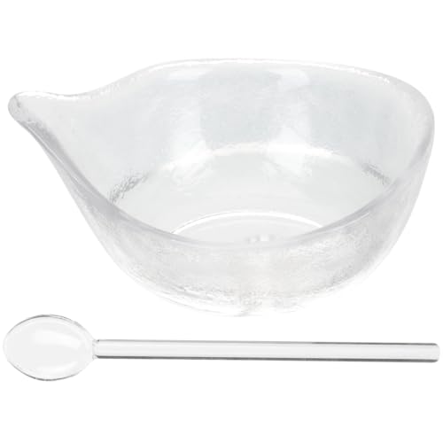 Set de cuencos de vidrio para mezclar mascarillas faciales miniatura 1