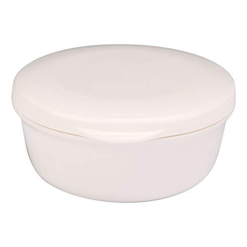 Cikonielf Porte-récipient de boîte à Savon de Forme Ronde compacte avec Couvercle de Plaque de Drainage pour Cuisine Salle de Bain Voyages – vue 8