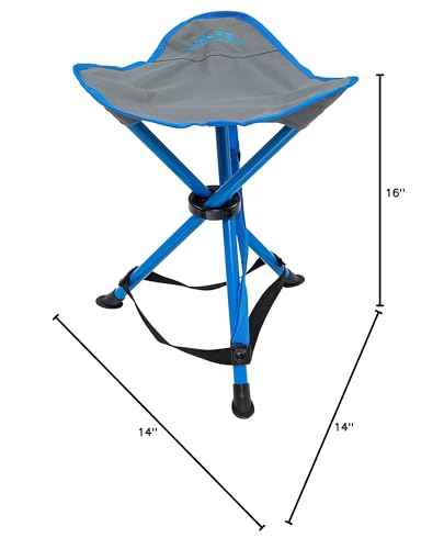 ALPS Mountaineering Tri-Leg Stool - Gray/Ocean - Thumbnail 2