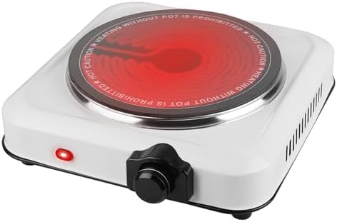 Estufa Eléctrica Radiante de 1 Puesto 7.5 Pulgadas 110V