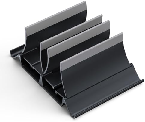 Computer Stand Vertical Clamp Mobile Phone and Tablet Heat Dissipation Storage and image 3