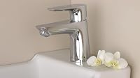 hansgrohe Wasserhahn Talis E (Armatur mit Auslauf Höhe 80mm und Zugstangen-Ablaufgarnitur) Chrom – Ansicht 8