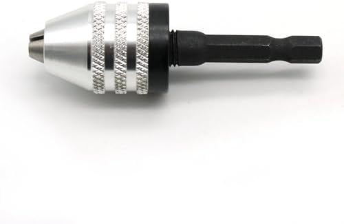TEMO Keyless Chuck Adapter 1/4" Shank to Conventional Microsize Drill Bit image 4
