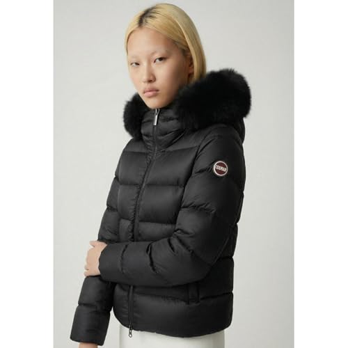 Colmar Para Homem. 2216E Casaco Com Capuz AmovíVel Com Capuz Em Pele SintéTica Preta (46), Preto, Casual, Poliamida - 5