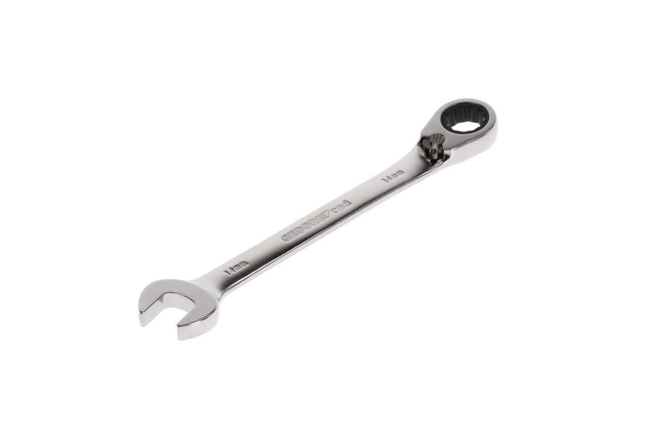 Gedore Red R07200140 Llave Combinada De Carraca Derecha/Izquierda An 14 Mm 190 Mm