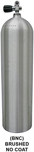 Sea Pearls 80 Aluminum Scuba Diving Air Tank 3000 PSI Thermo Pro Vavle VA200-30N Nitrox Ready-Brushed No Coat
