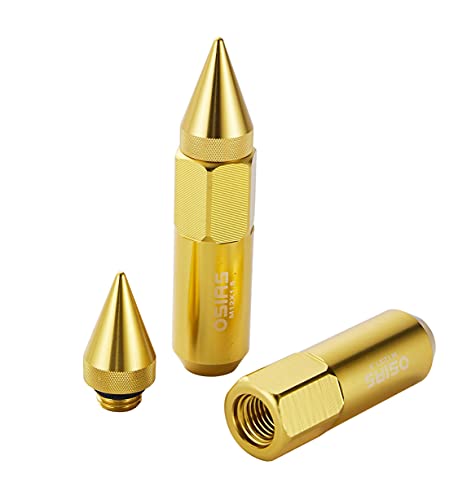 Osias 20Pcs M12X1.5 Racing Wheel 60Mm Lug Nuts With Socket Key， Aluminum Wheels Rims Lug Nuts #TOP4