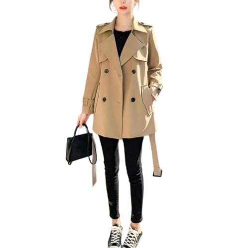 Women Tailored Collar Jacket Korean Style Slim Fit Solid Color