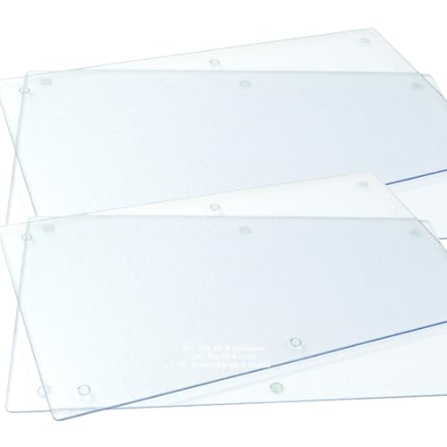JOCCA - Set 4 Unidades Cubre Vitrocerámica/Cristal Templado/Protector Placa Cocina/Protección...