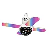 Conexión Bluetooth, conexión de transmisión de alta velocidad es estable y no atascada, rango de conexión de 10 metros, más cómodo de usar. Fácil de usar: la bombilla giratoria LED utiliza una base estándar E27 para adaptarse a la mayoría de accesorios de iluminación y se puede instalar fácilmente en cualquier accesorio o lámpara.