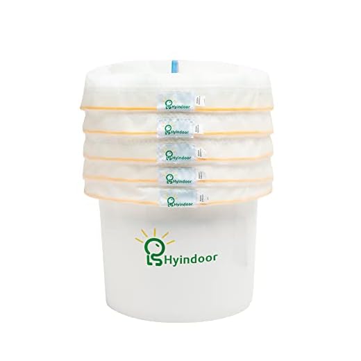 HYINDOOR Bubble Mesh Bags 5 Gallon 5 Hash Bag Ice Bubble Bag Essence Extractor Kit Come with Pressing Screen and Storage Bag
