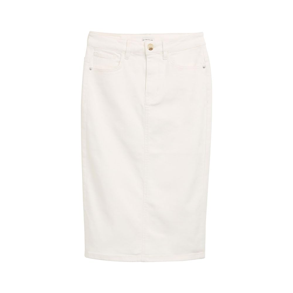 Tom Tailor Damen 1046439 Midi Rock (1er Pack)
