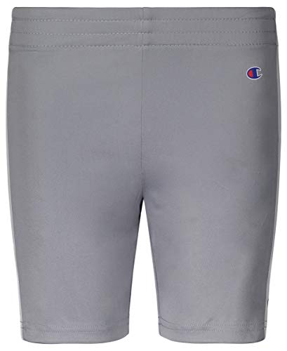 Champion Boys Heritage Script Mesh Short (Large, Concrete/White Script)2