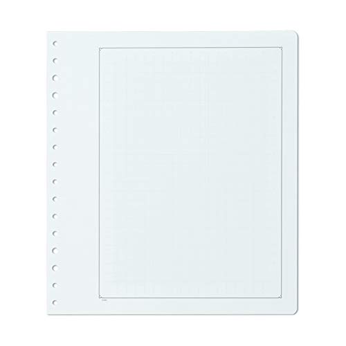 Feuilles de album neutres LEUCHTTURM pour aligner vos timbres sur page KABE quadrillée