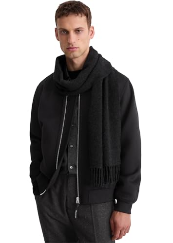 Bufanda de lana virgen de hombre Marc O'Polo bufanda larga de invierno con flecos 4