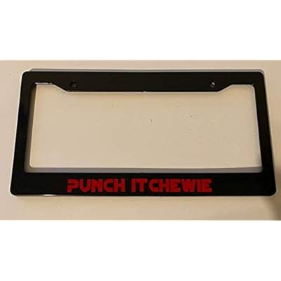Black Darth Vader License Plate Holder with Red Zambia Ubuy - Main Image