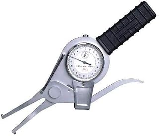 MeterTo Outside Dial Caliper Gages, Caliper Gauge, Pointed Jaw, Range: 0-20mm, Resolution: 0.01mm, L: 60mm