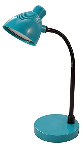 V-LIGHT LED Energy-Efficient Desk Lamp with Adjustable Gooseneck Arm, Teal (VSLC066T)