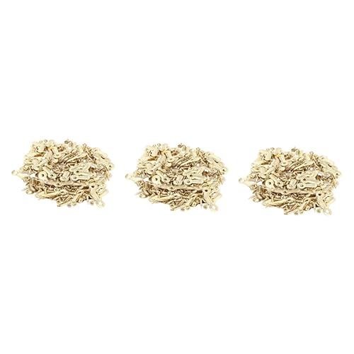ifundom 3sets Photo Frame Locks Small Melon Slices Picture Frame Fasteners Hanging Screws Decorative Embellishment 200pcs*3