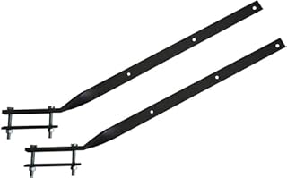 Coppia Bracci per stendibiancheria da balcone ringhiera barre asciugatrici CM.60 Made in Italy ART.775