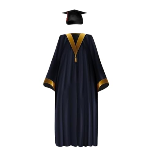 Image of Raj Costume Convocation Dress Graduation Gown and Cap Set for Kids & Adults Convocation Dress Academic Degree Ceremony Robe for School College Graduation Day Matte Polyester Pleated Convocation Gown