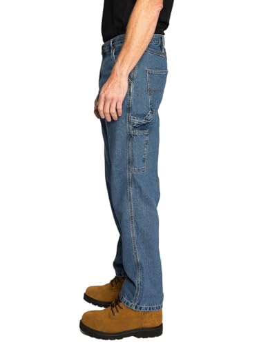 FULL BLUE Carpenter Denim Jeans, Relaxed Fit, Utility Pocket & Hammer Loop2