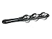 Meinl Percussion HJS1BK Headliner Series ABS Plastic Jingle Stick, Black