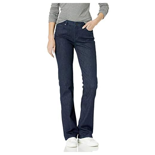 Amazon Essentials Jeans Slim Bootcut a Vita Media Donna, Slavato, 52