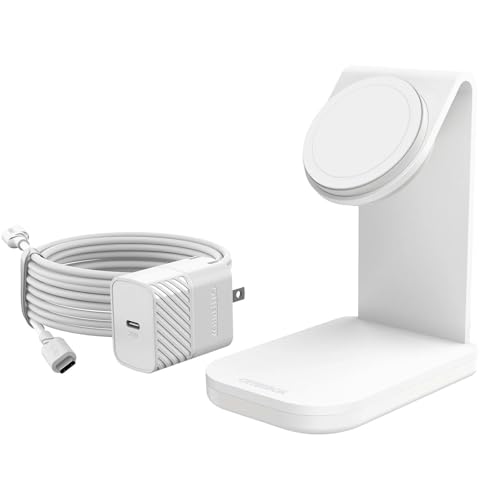 OtterBox Wireless Charging Stand for MagSafe (MFi Approved -15W) - Includes 20W Wall Charger & 2M...