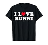 I Love Bunni Shirt For Girlfriend Boyfriend