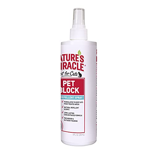 Nature's Miracle Pet Block Repellent Spray Just for Cats, 8-Ounce - Image 5