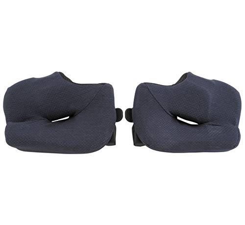 Arai Defiant-X Replacement Parts Epure Cheek Pads Street Motorcycle Helmet Accessories - Black / 35mm