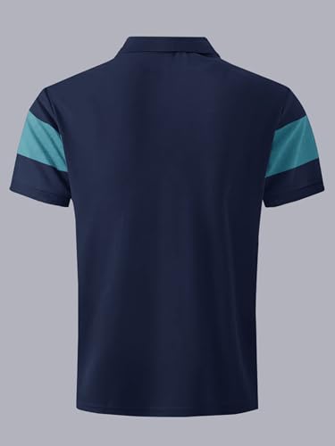 Image of Noble Monk Men's Regular Fit Polo T Shirt |Half Sleeves |Collar Tshirts T Shirt | Casual Tshirt