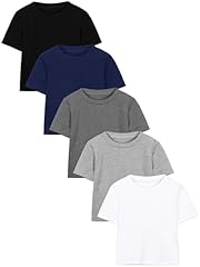 Black, Dark Grey, Light Grey, Navy Blue, White