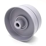 Phoenix Mfg. Flat Idler Pulley, 3.25'' Flat Diameter, 3/8' Bore, Steel