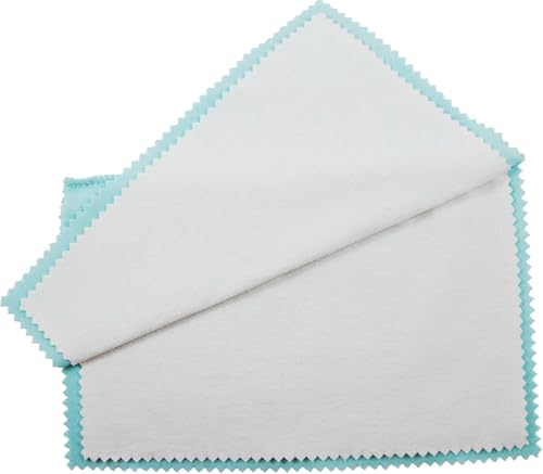 Blitz Jewelry Care Cloth Pre-Treated for polishing Gold Silver and Platinum Jewelry. Non Toxic and Environmentally Friendly - 2-Pack - Thumbnail 2
