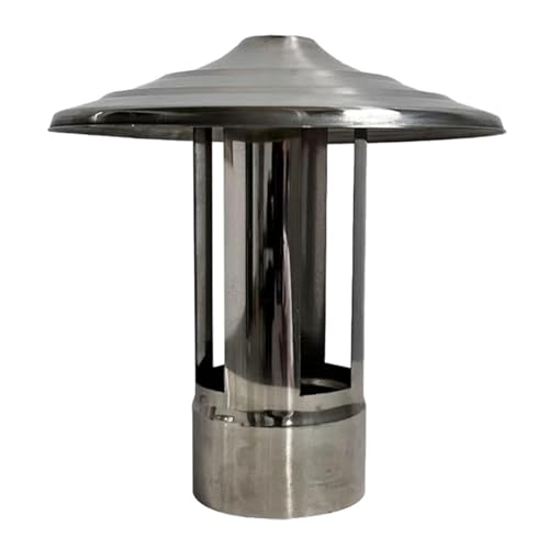 IEUDNS Tampa do tubo de escape da chaminé, proteção contra poeira e neve ao ar livre, protetor de te