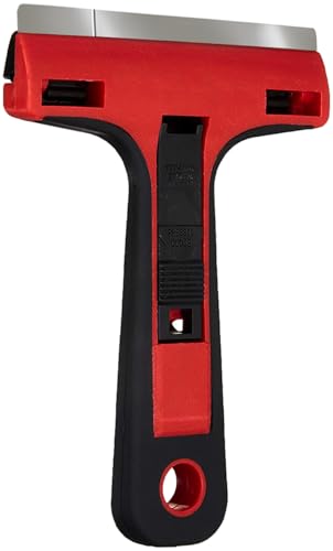 ALLWAY GTS Soft-Grip Glass & Tile Scraper, 4″