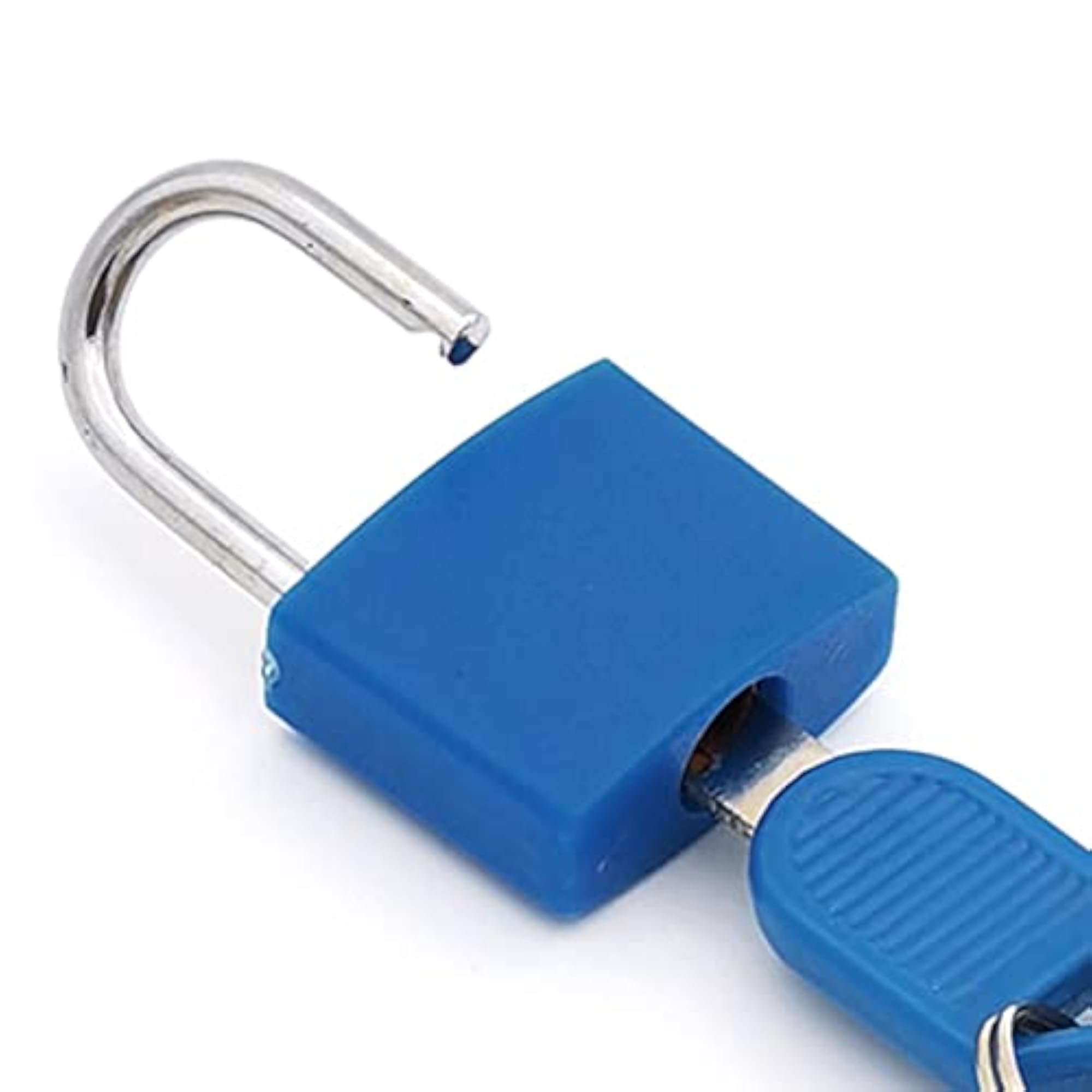 6xMini Anti Theft Lock Case for Diary Jewelry Box Blue
