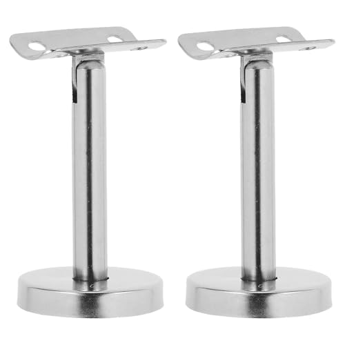 Soportes para pasamanos en escaleras del hogar, anclajes de pared de 80 mm, 2 piezas
