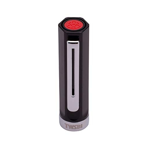 Twsbi Eco Kolbenfüller Füllfederhalter aus Harz und Metall, Transparent