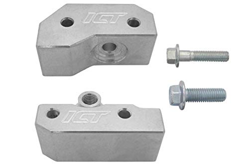 image for ICT Billet LS Gen III Knock Sensor Relocation Brackets Billet Aluminum