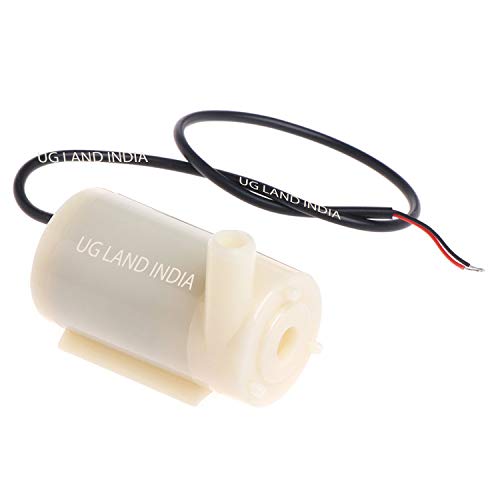 BITSKY INDIA Mini DC 3-9V Side Submersible water pump Transparent Water Pipe,Aluminum Water Cooling Block, Liquid Plate Heat Sink (40x40x12mm),... - Image 3