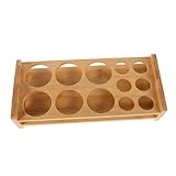 Alipis Plateau De Service pour Verres À Liqueur en Bambou Moules Verres À Liqueur avec S...