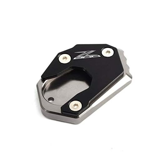 Sida kickstand pad För Kawa&saki Z800 2012 2013 2014 2015 2016 Motorcykel Fri Frakt Motorcykel Sidostödplatta Kickstand (Färg : 5)