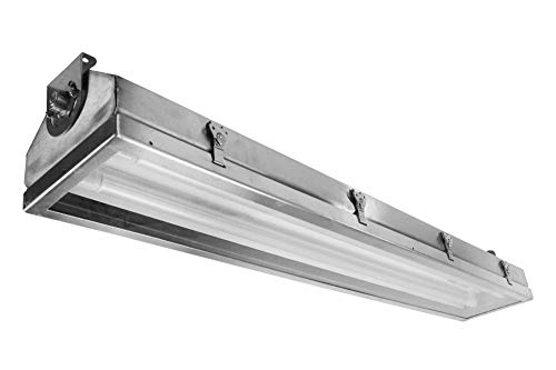 3 Lamp Stainless Steel Hazardous Location Emergency Lighting LED Fixture - Class I, Div. II - 120-277V AC