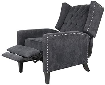 Adjustment Manual Recliner Public Waiting Area Chair Reception Chairs Arm Chair Retro Accent Single Sofa Chair Seat Guest & Reception Chairs with Arms Waiting Room Chairs Office Guest Chair