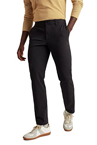 Bonobos - Mens Stretch Washed Chino 2.0 Pants, Size: 34W x 30L, Color: Faded Black Graphite