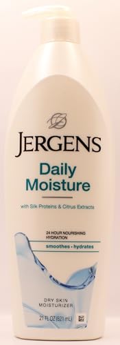 Jergens Daily Moisture Dry Skin Moisturiser with Silk Proteins and Citrus Extracts 25%